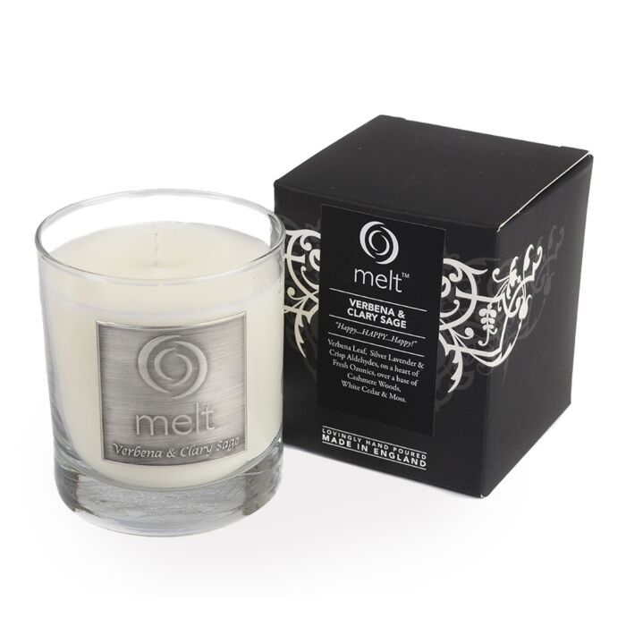 Melt - Verbena & Clary Sage - Luxury Glass Jar